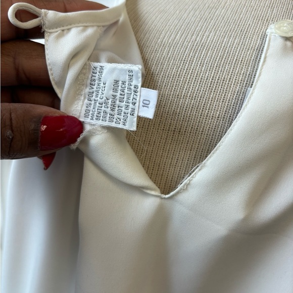 Embroidered “Orvis” blouse size 10 - Picture 7 of 8